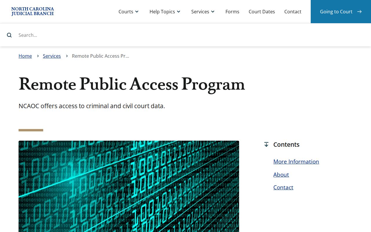 Newland court records statewide remote access context